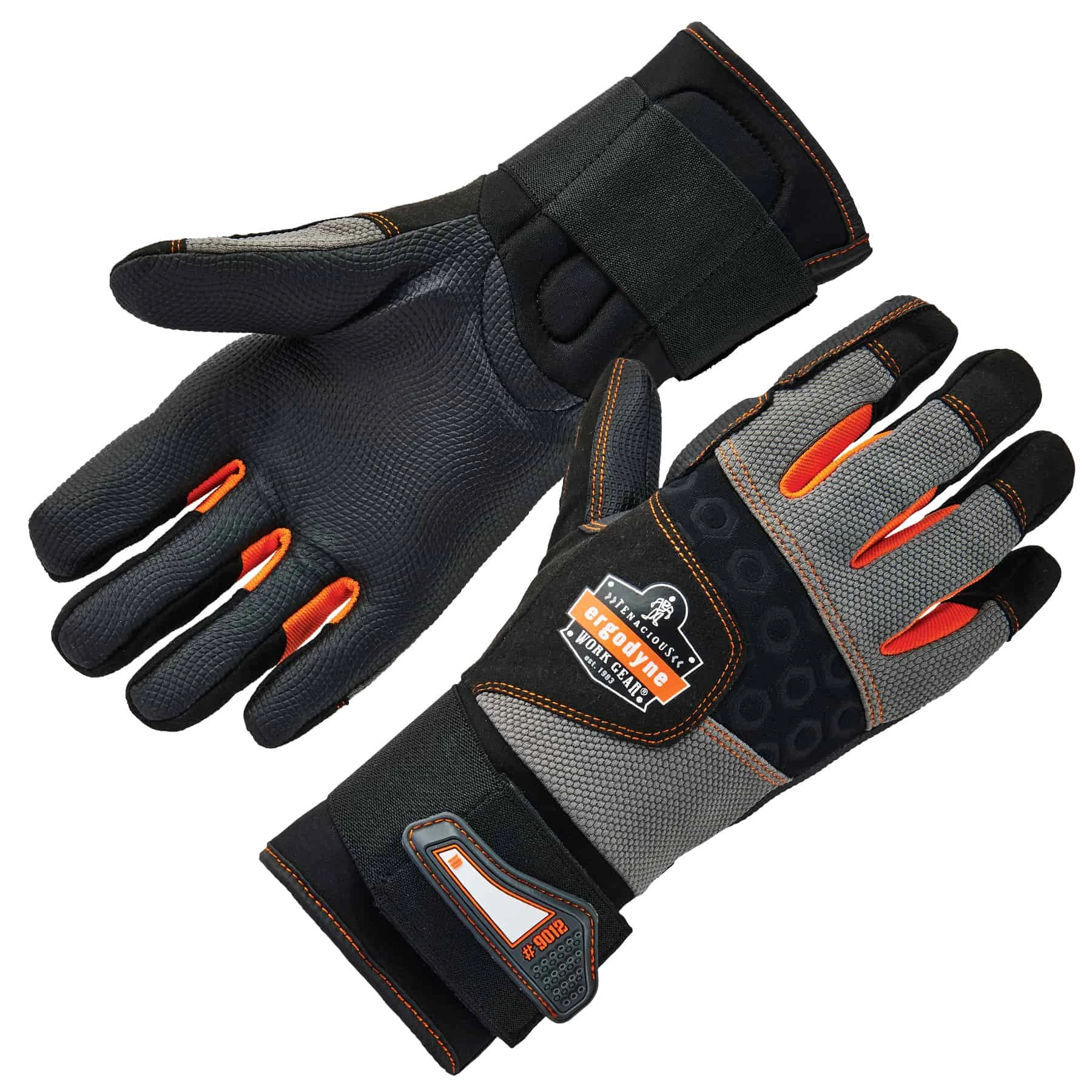 ProFlex 9012 ISO-certificerede antivibrationshandsker med håndledsstøtte XLarge