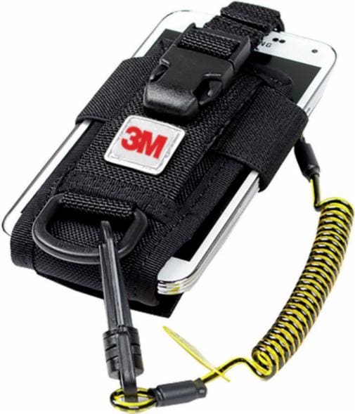 3M&trade; DBI-SALA® justerbart radio-/mobiltelefonhylster, spiralline, hurtiglås-til-øje og D-miniring 1500089