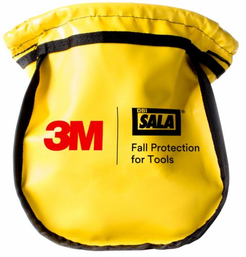 3M&trade; DBI-SALA® taske til småting, gul vinyl 1500122, lille