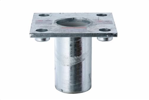 3M&trade; DBI-SALA® lukkede rum, galvaniseret Davitsokkel med kerneindsats og topplade, høj kapacitet, 8000091
