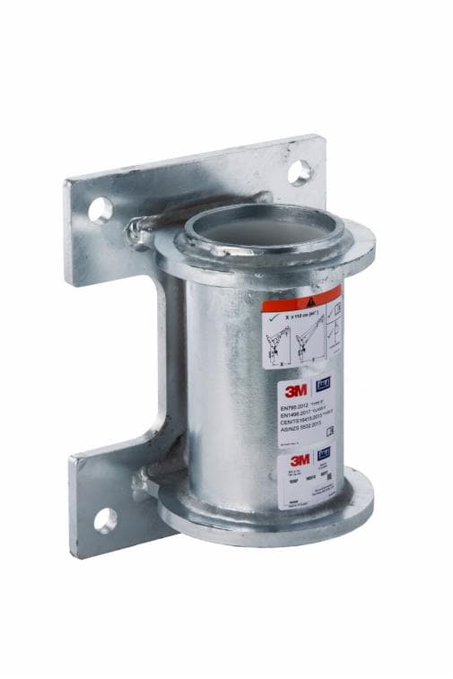 3M&trade; DBI-SALA® lukkede rum, vægmonteret sokkel, høj kapacitet, galvaniseret 8000101