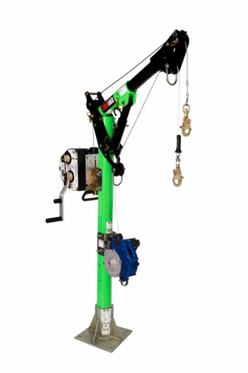3M&trade; DBI-SALA® lukkede rum, Davit med kort rækkevidde, høj kapacitet, CE, 8000107, grøn