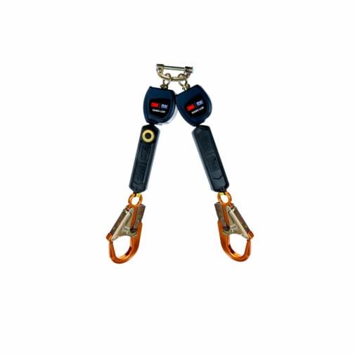 3M&trade; DBI-SALA® Nano-Lok&trade; personlig selvoprullende livline, dobbeltline, vævet, 3101270, 1,8 m