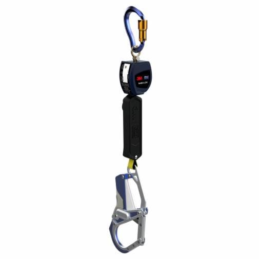 3M&trade; DBI-SALA® Nano-Lok&trade; personlig selvoprullende livline, enkeltline, vævet, 3101261, 1,8 m