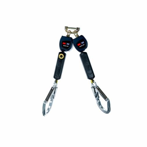 3M&trade; DBI-SALA® Nano-Lok&trade; personlig selvoprullende livline, dobbeltline, vævet, 3101298, 1,94 m
