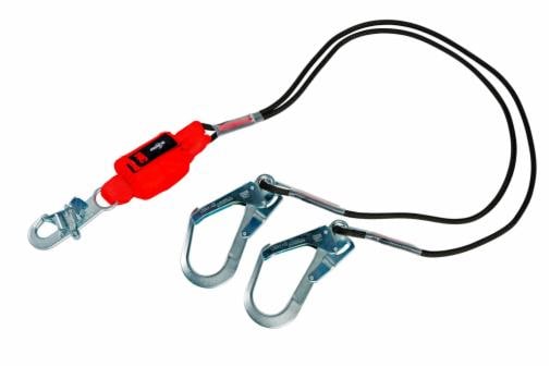 3M&trade; Protecta® line med falddæmper, 140 kg kapacitet, reb, dobbelt line, 1,80 m, 1260333