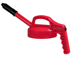 Låg med lang tud til hældning, Oilsafe Stretch Spout Grøn
