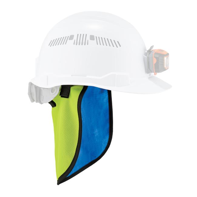Chill-Its 6670CT Kølende nakkeslag til sikkerhedshjelme - hi-vis med PVA køleteknologi