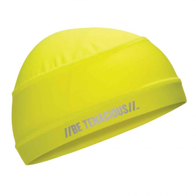 Chill-its 6632 kølende scullcap - teknisk strikket tekstil, one size Lime