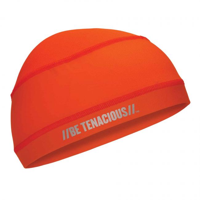 Chill-its 6632 kølende scullcap - teknisk strikket tekstil, one size Orange