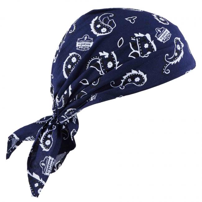 Chill-Its 6710CT kølende bandana trekants hat, PVA kølingsteknologi, binde lukning Navy Western