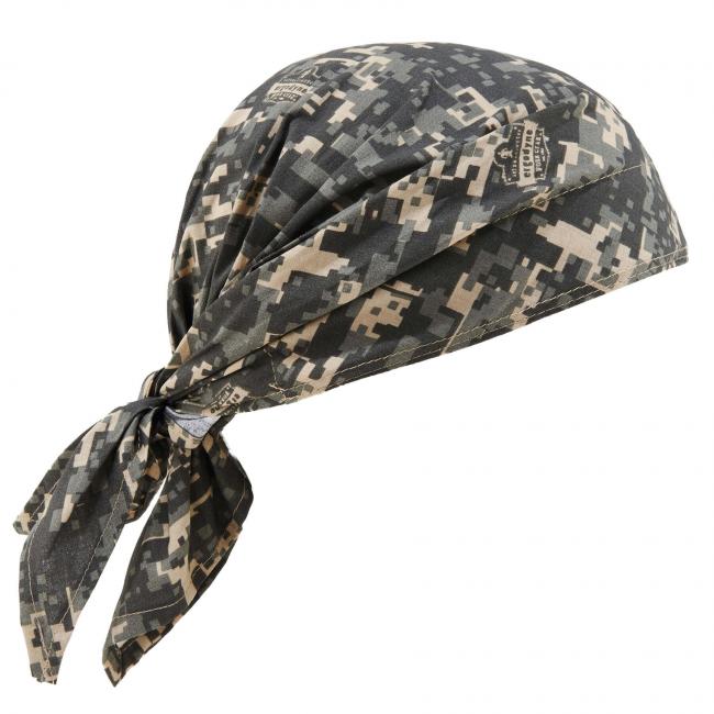 Chill-Its 6710CT kølende bandana trekants hat, PVA kølingsteknologi, binde lukning Camo