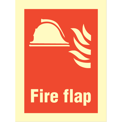 Fire flap, 200 x 150 mm