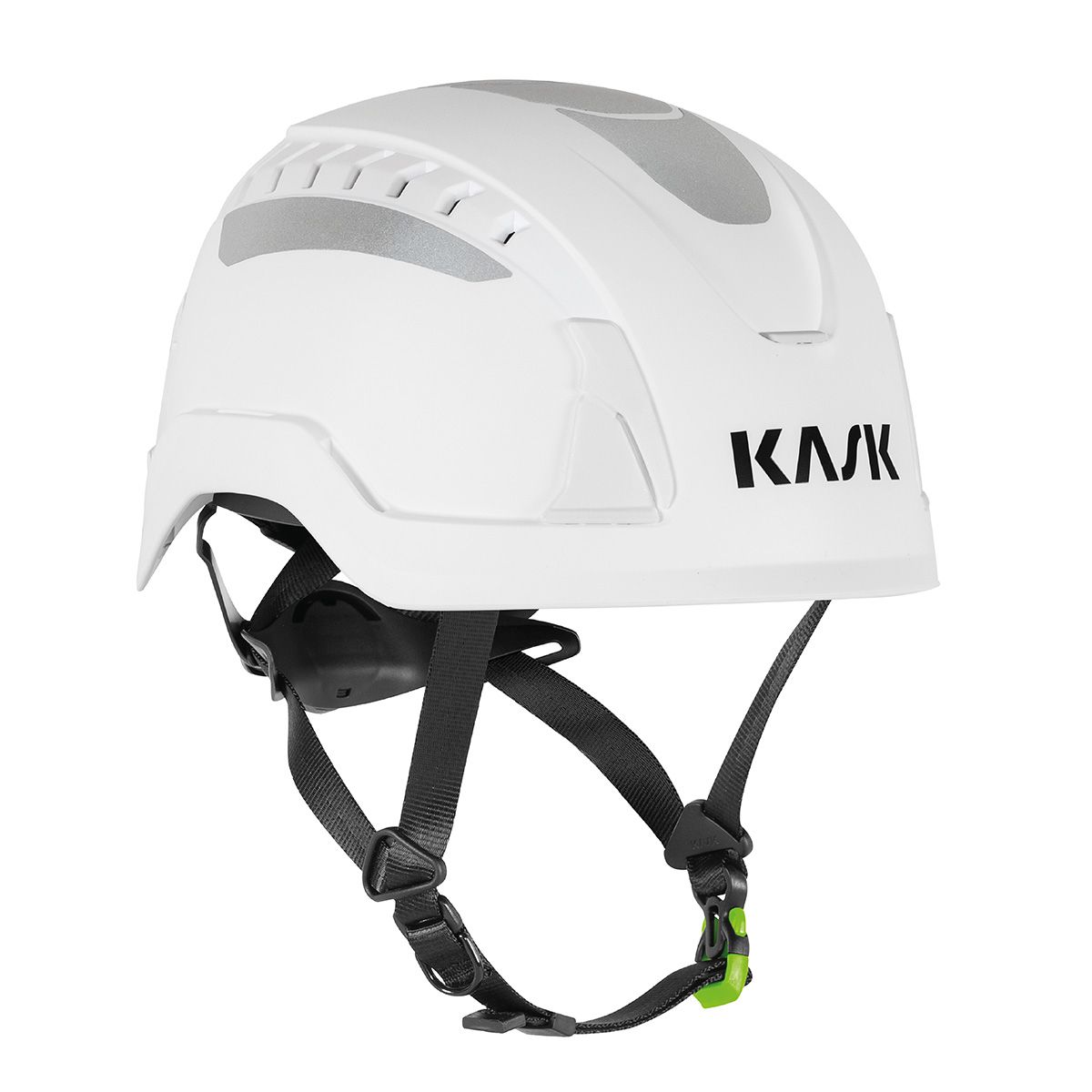 KASK PRIMERO AIR med HI VIZ - sikkerhedshjelm med forbedrede egenskaber og ekstra visibilitet Hvid