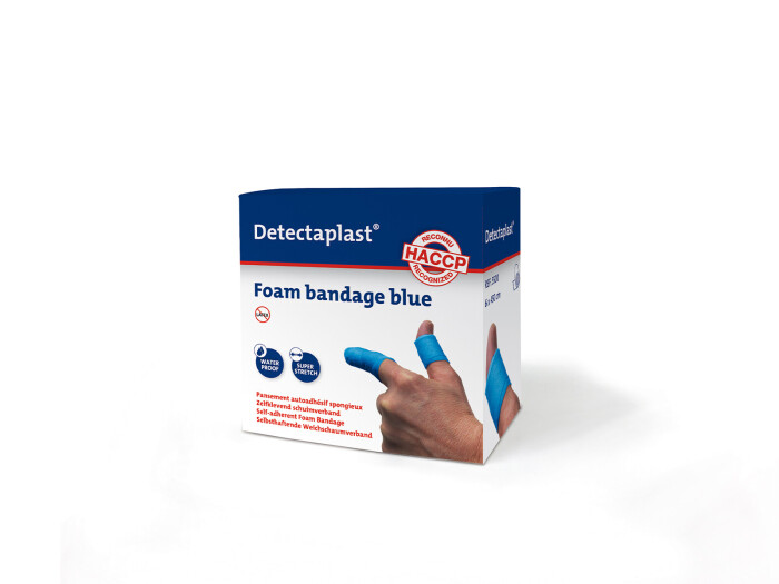 Detectaplast skumforbinding 6cm x 1m