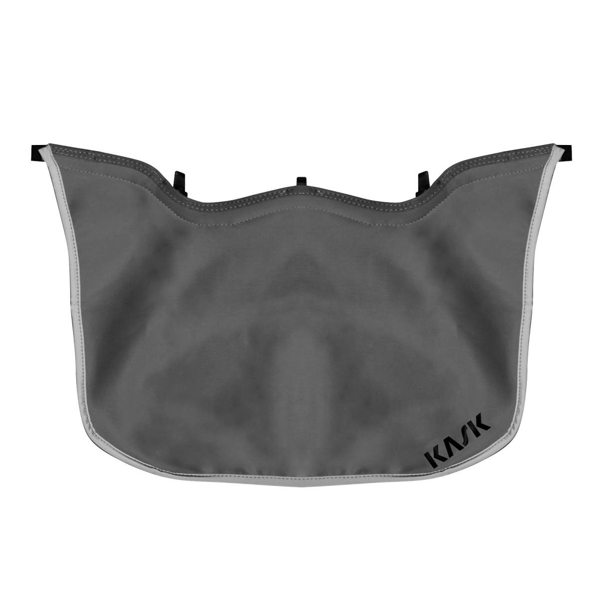 KASK nakkeslag RW-Zenith, vind- og vandtæt og isoleret med fleece. Dækker også dine ører. Passer til alle Zenith og Primero hjelme Grå