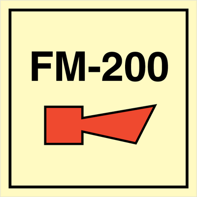 FM-200 alarm, 150 x 150 mm