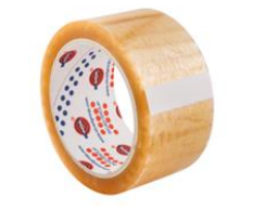 Pakketape 50 mm bred, 66 m lang, klar, brun eller hvid Klar