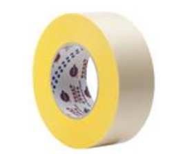 Dobbeltkæbende messetape, 50 mm bred x 50 m lang
