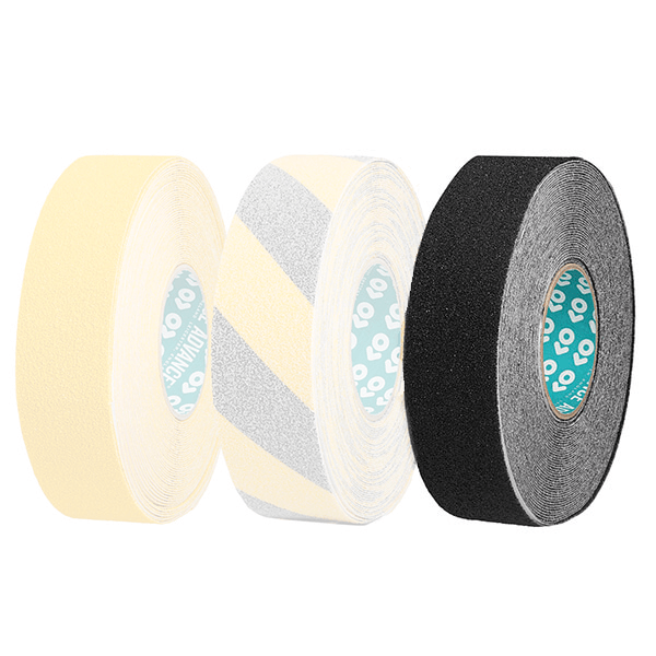 Skridsikker tape 50 mm bred x 18 m lang, TAT2000 til udendørs brug Sort