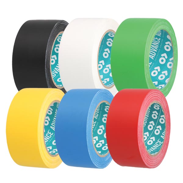 Afstribningstape, 50 mm bred x 33 m lang (gulvmarkeringstape) Gul