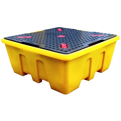Prestige Single IBC Spill Palle - med rist - Lagring og opbevaring af farligt medie, 1260 liter, kan stables