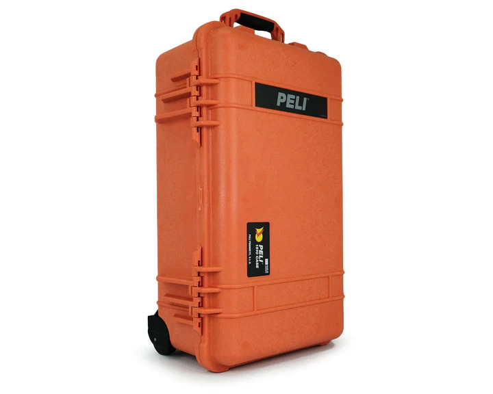 PELI&trade; 1510 professionel equipment case til beskyttelse af udstyr, tom Orange