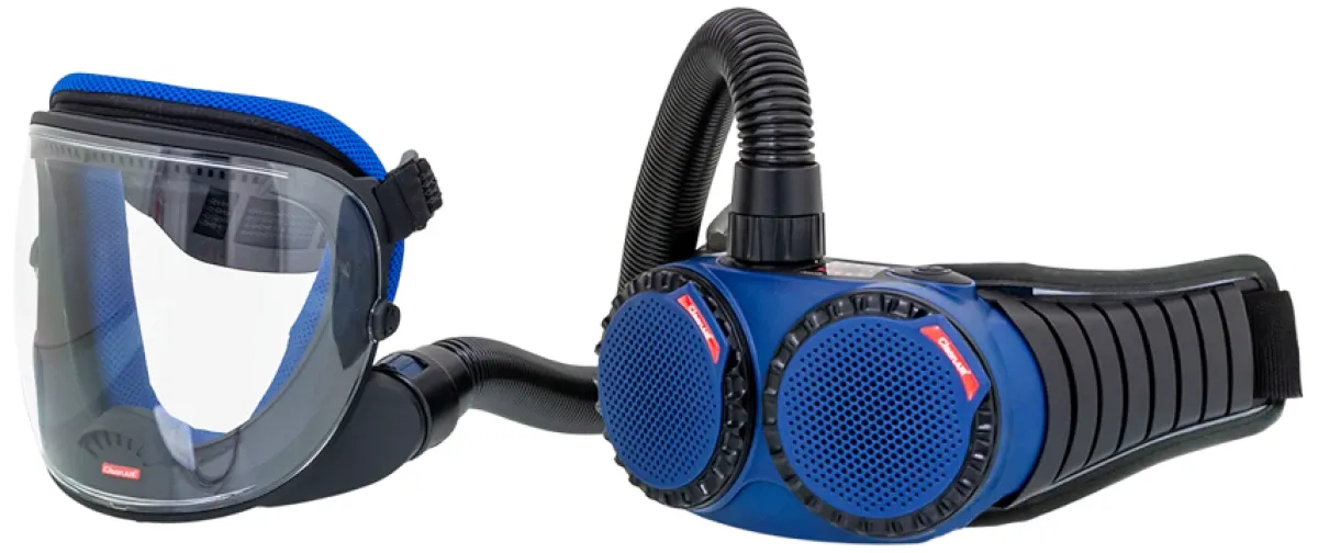 CleanAIR AerGo turbosæt - Ready2Work, komplet m turbo, lader, batteri, slange og maske