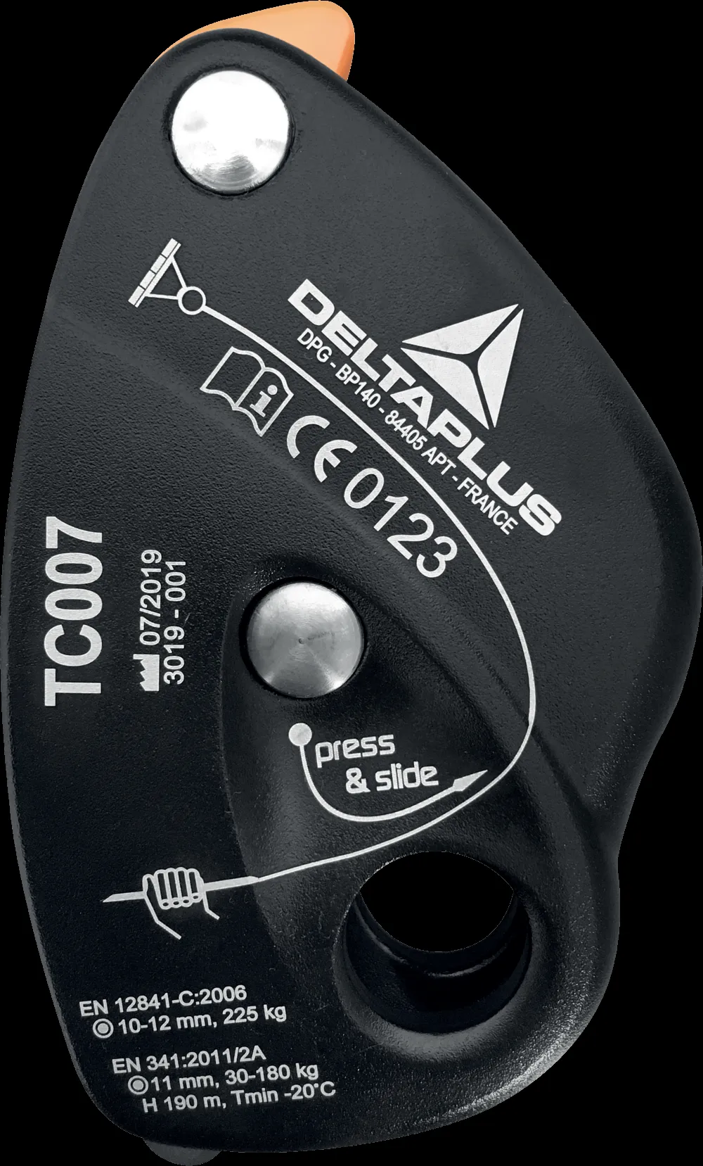 Selvlåsende descender SAFECORD TC007