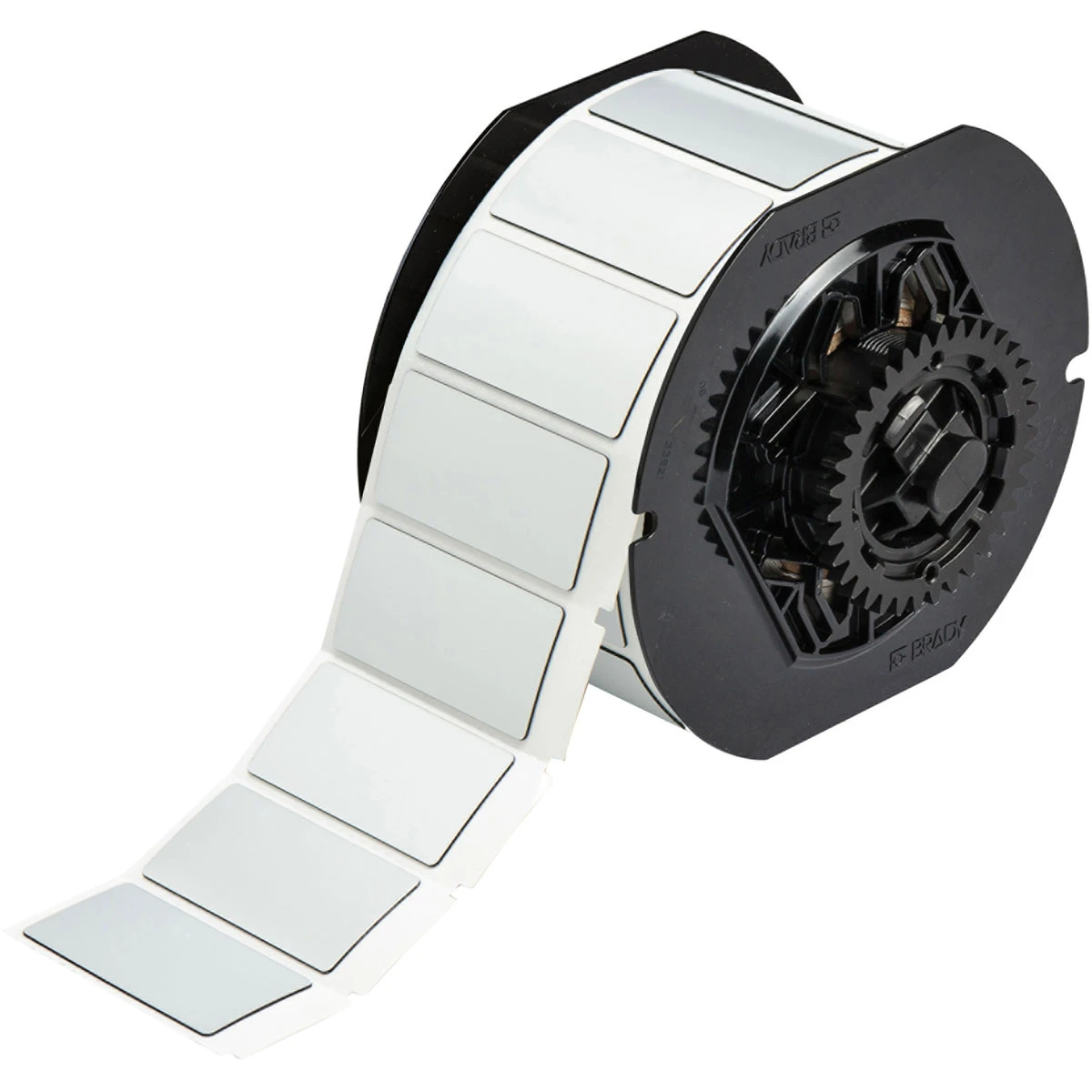 B30 Series Raised Profile Rectangular Labels, Silver, 50,80 mm (W) x 25,40 mm (H)
