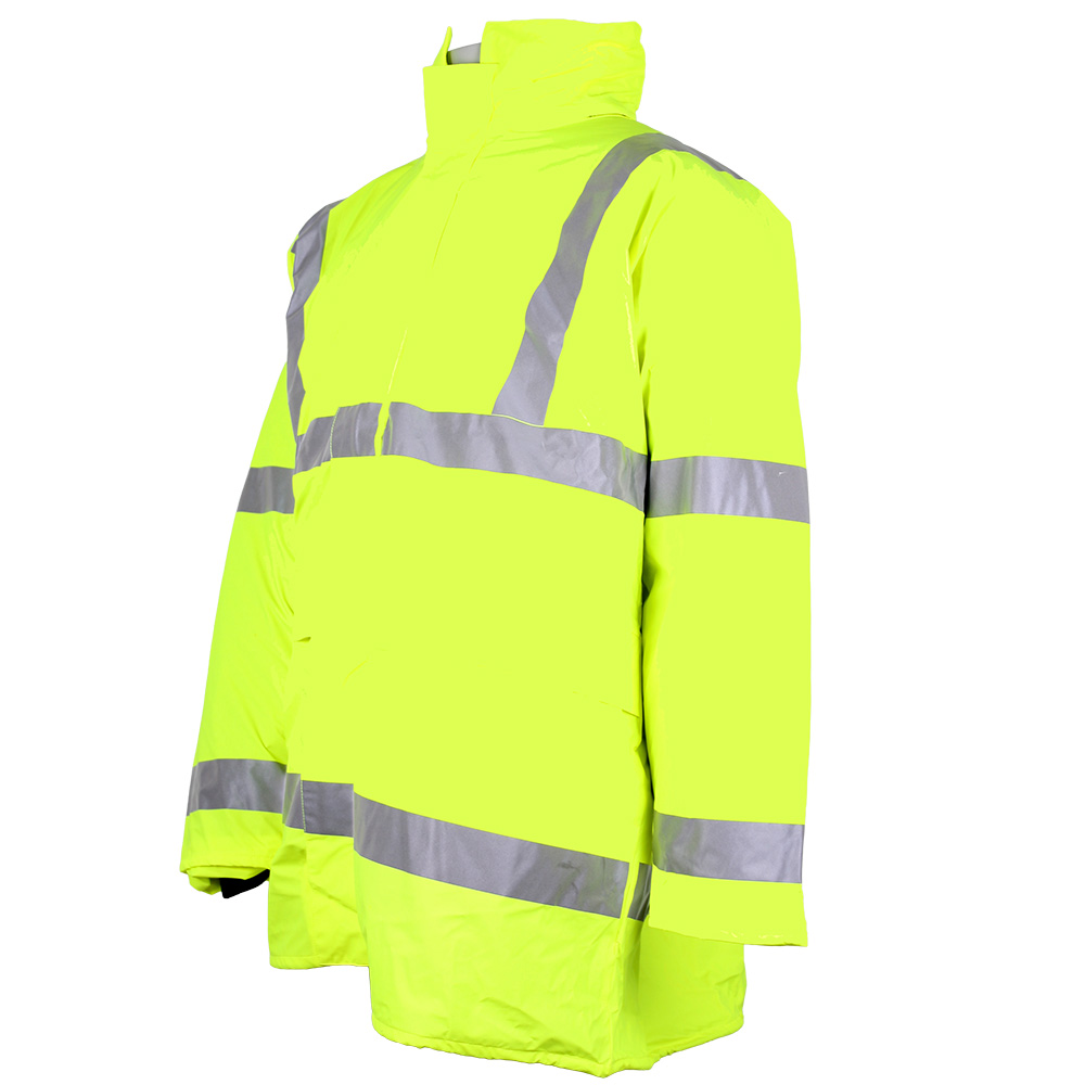 Gul Hi-Viz arbejdsjakke med aftageligt termofor XLarge