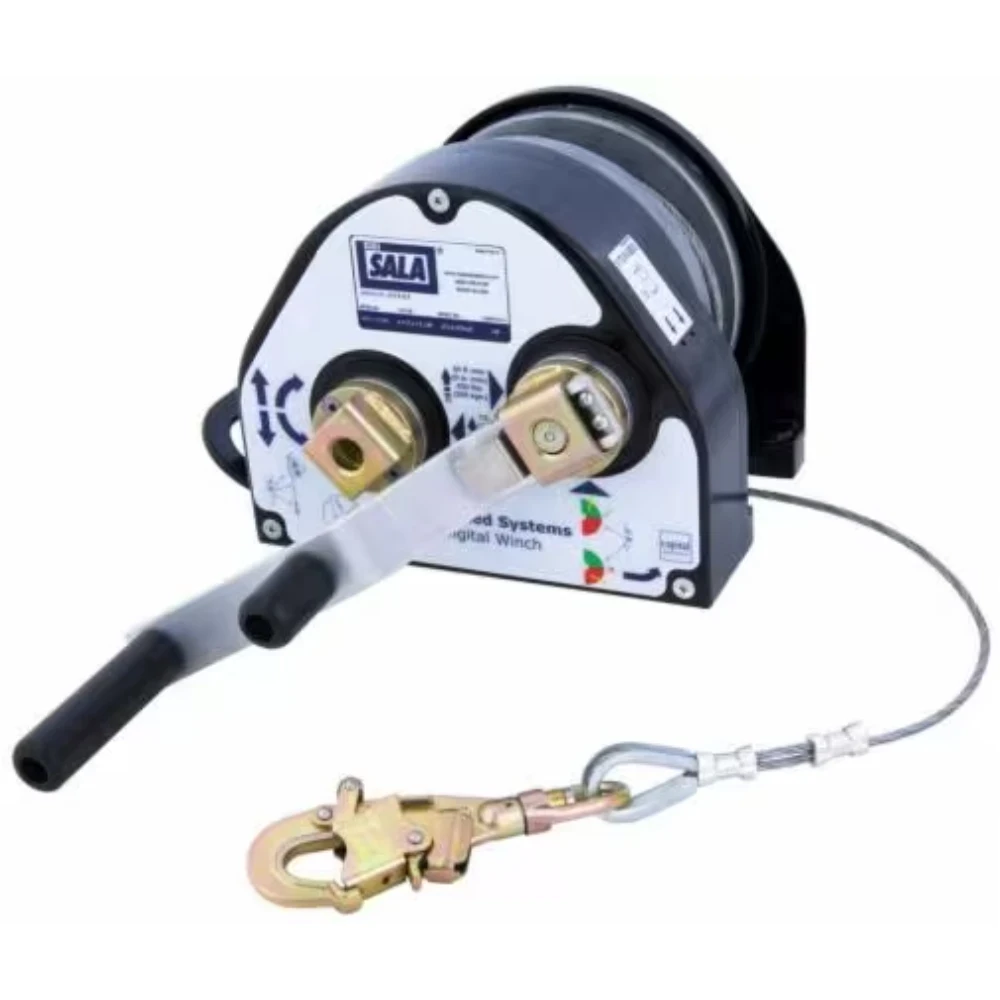 3M&trade; DBI-SALA® Spil til lukkede rum, 100-serien, 18 m, galvaniseret stålkabel, 8518560 til trange rum