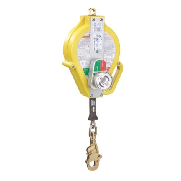 3M DBI-SALA Ultra-Lok RSQ, Selvoprullende faldblok / redningshejs, galvaniseret kabel, 15 m, 3504553.