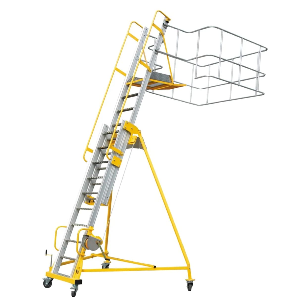 BIGBEN® mobil stige med arbejdsplatform