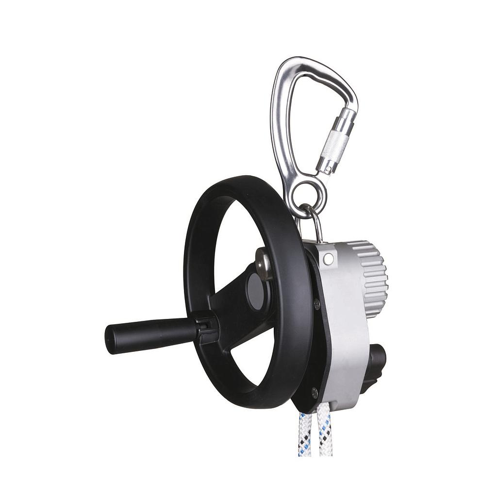 Miller Safescape Elite tovejs Rescue descender med redningshjul og op til 100 meter reb 110 meter