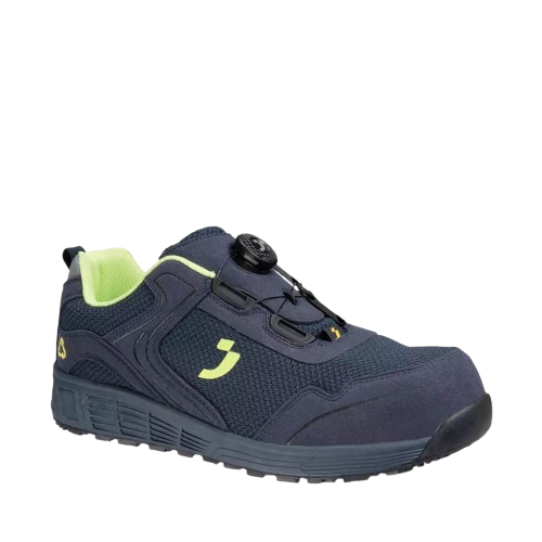 SafetyJogger ECOLOBI S1P LOW TLS sikkerhedssko med S1 PS SR ESD FO HRO lavet i delvist genbrugsmaterialer, fås i sort eller blå, størrelser 35- 48 Blå