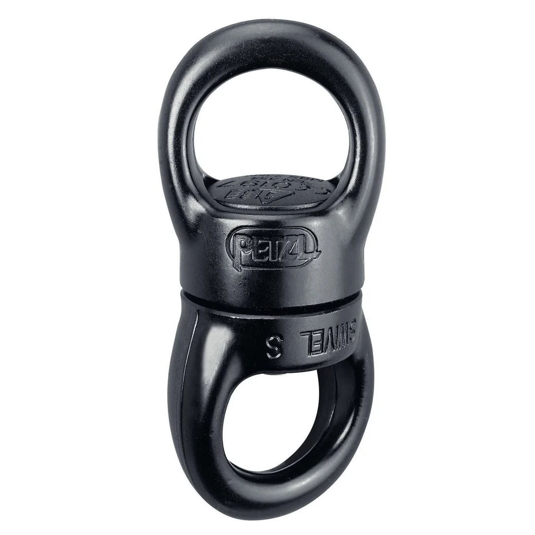 Petzl Swivel - lille drejelig karabinled, i sort