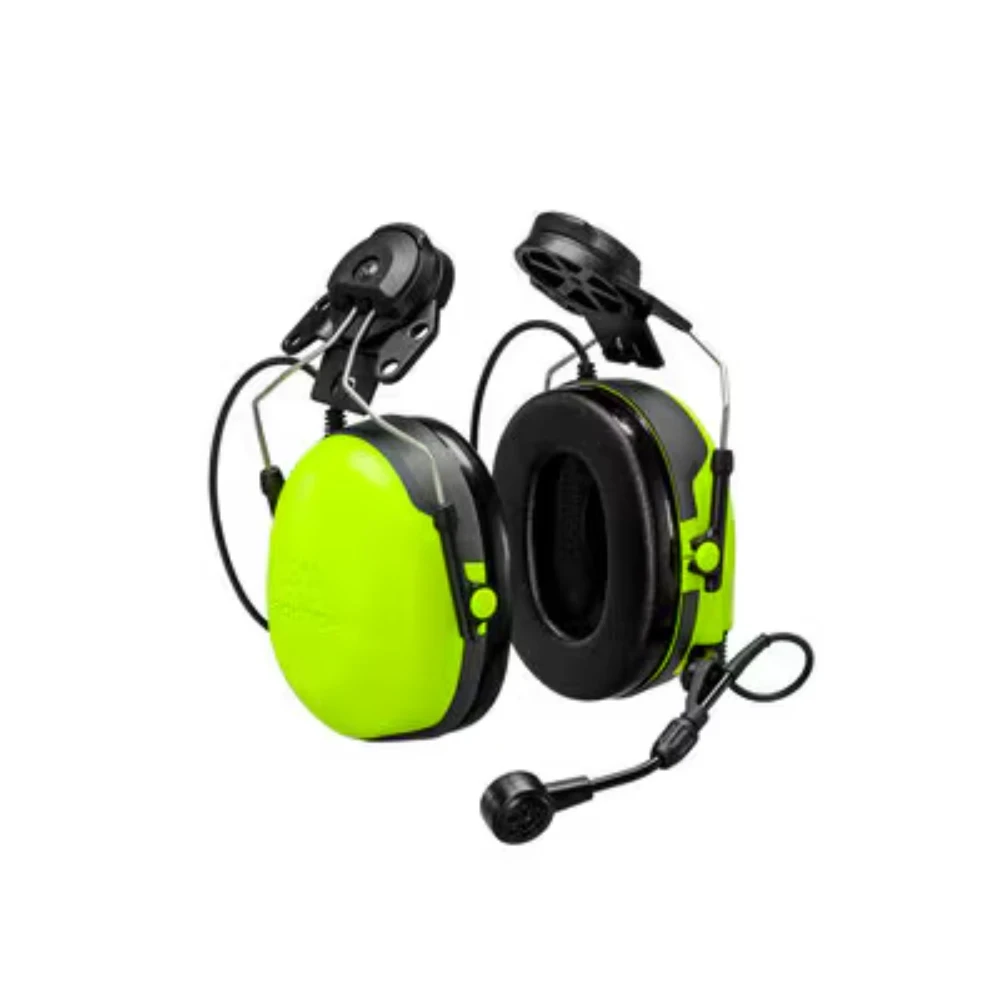 3M PELTOR CH-3 headset med PTT-adapter, sikkerhedshjelm-monteret, MT74H52P3E-111.