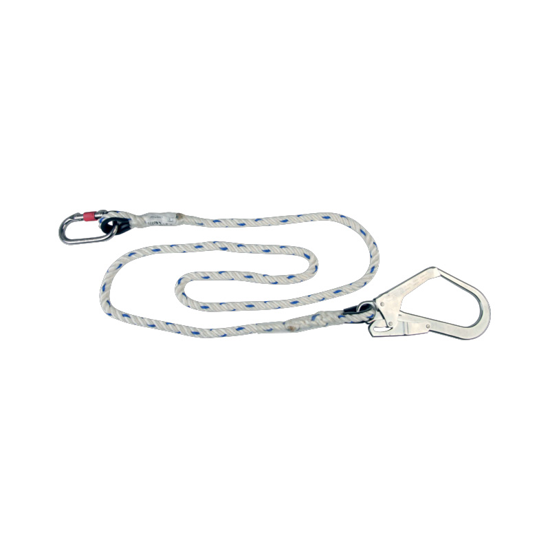 1,5 m lanyard - DeltaPlus LO007150CD 1 krog og 1 låse karabin - 1,5 m lang.