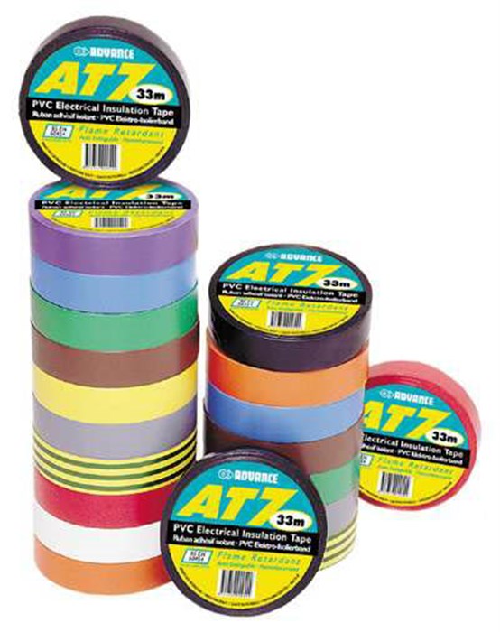 TRANSOTAPE EL-TAPE TAT7 - RØD 25mm x 20m