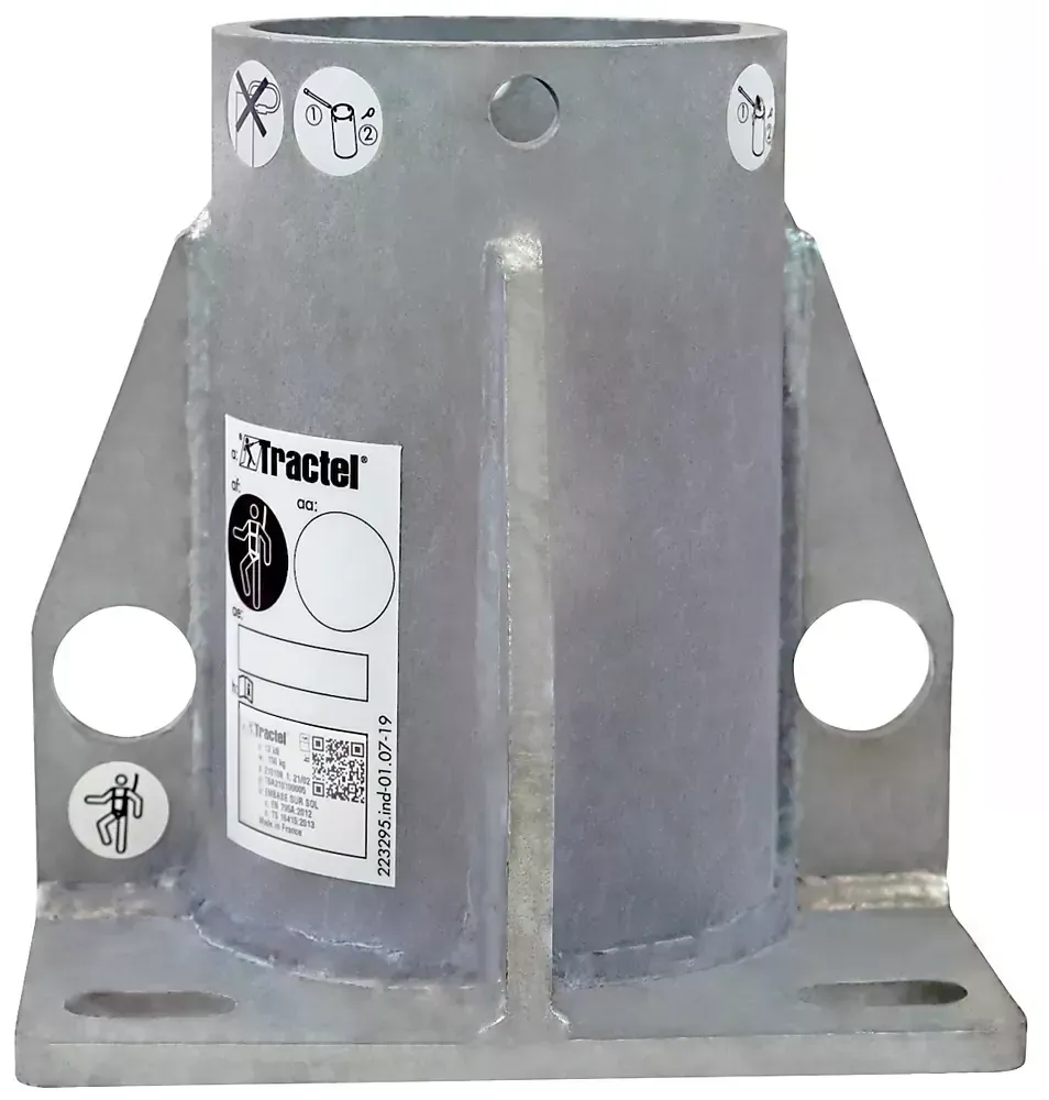 Tractel Monteret gulvadapter base til Davitrac