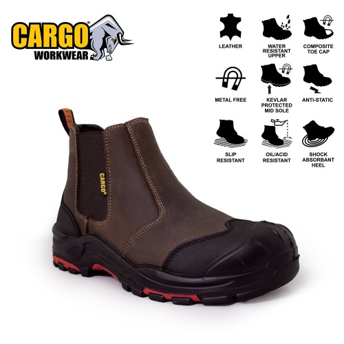 Cargo Elite Slip-On sikkerhedsstøvle S3 SRC, størrelse 40-47 40