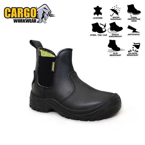 Cargo Slip-On sorte sikkerhedsstøvle S3 SRC, størrelse 37-50 41