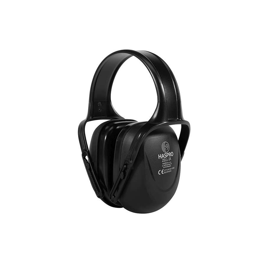 HASPRO ZELL 3X Sikkerhedshøreværn med dæmpning på 29 dB, justerbare bøjlehøreværn
