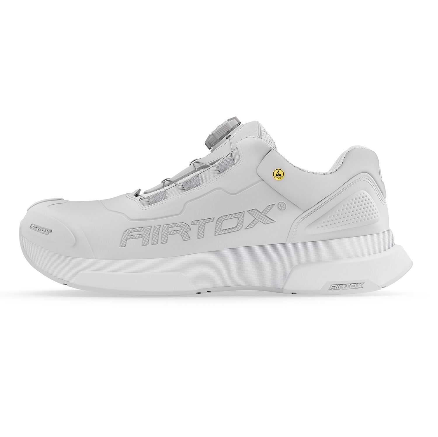 AIRTOX FW44 sikkerhedssko, PRO smart lacing, Styrosoft sål 3.0, clean white - Str. 36