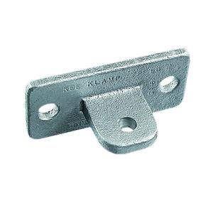 Hængselsflange, han - fitting M58, 48,3 mm, Kee Clamp galvaniseret rørfitting