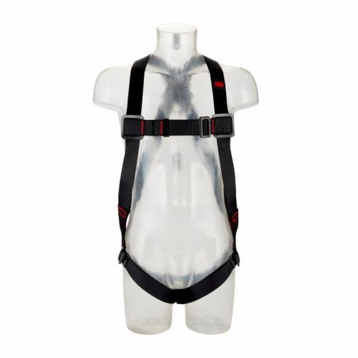 3M&trade; PROTECTA® E200 1-punkt, Standard vest style, EN 361, Pass through spænder, justerbar højde placering på brystrem Medium/Large