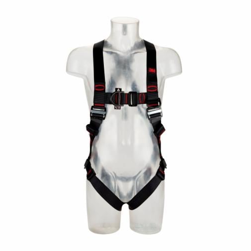 3M&trade; PROTECTA® E200 Standard vest style 2-punkt ryg, bryst med lanyard holder, EN 361, Pass through spænder XLarge