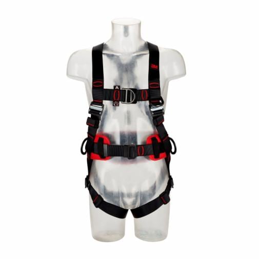3M&trade; PROTECTA® E200 Comfort belt style 4-punkt (ryg, bryst, position) og lanyard holder, EN 361 og EN 358, Pass through spænder Medium/Large