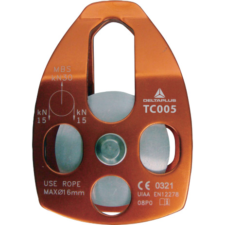 DeltaPlus TC005, Svingende flange remskive, til rebarbejde